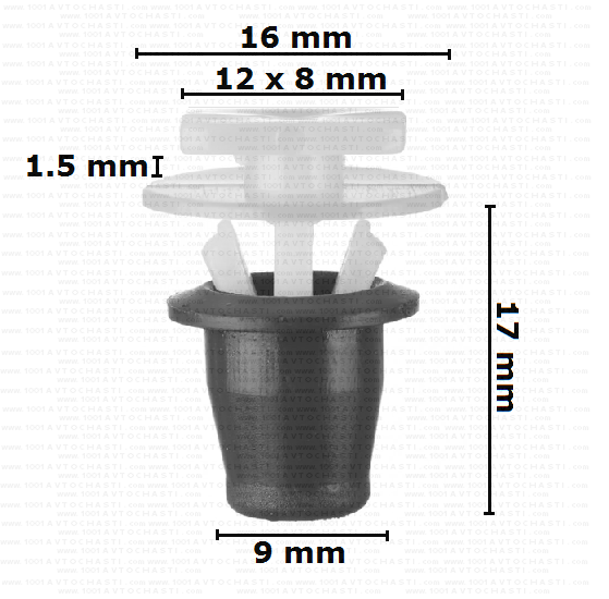 KD1962 Копче лайстна и панел врата за автомобили Opel