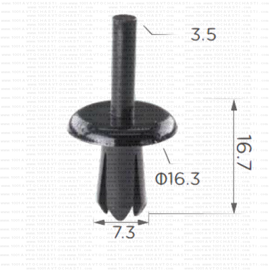KD1969 Щипка таблото кабина и предно стъкло Volvo