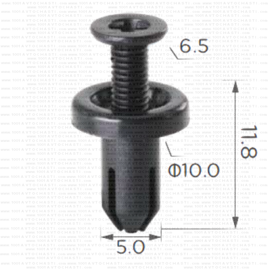 KD2002 Щипка фарове лайстна решетка на предна броня Mazda