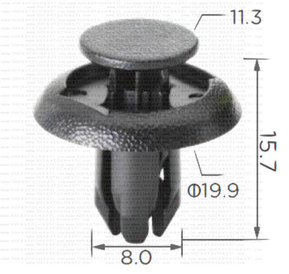 KD2003 Щипки за лайстни на калници Toyota