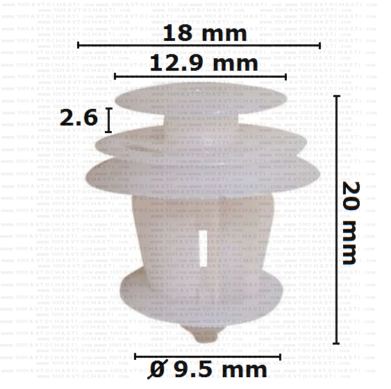 KD2035 За кора на врата за странична лайстна Toyota