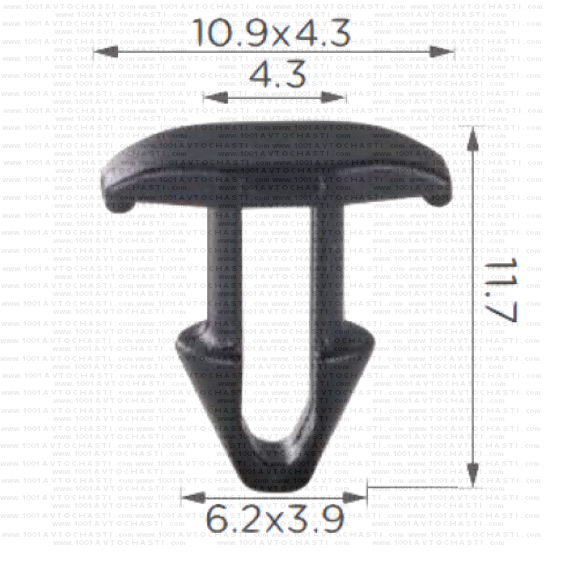 KD2058 Щипка крепеж уплътнител Toyota Scion