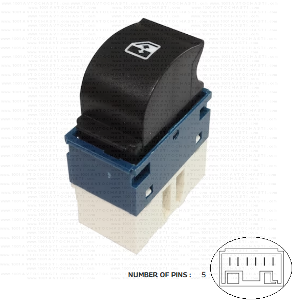 VAN-221 Бутон за управление електрически стъкла за автомобили Lancia Musa