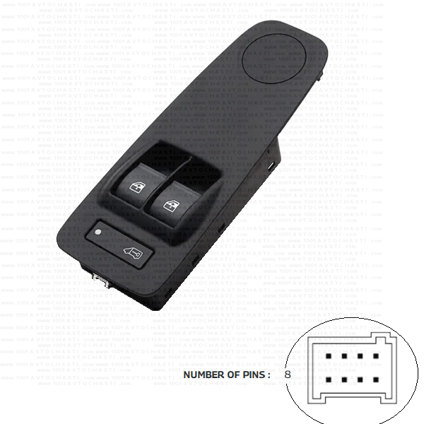 VAN-240D Панел бутони с декоративна конзола за автомобили Peugeot Boxer