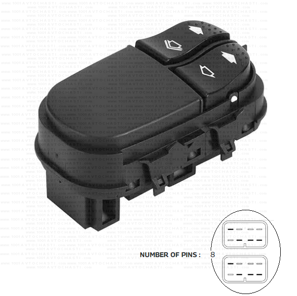 VAN-310 Панел бутони електрически стъкла за автомобили Ford Escort