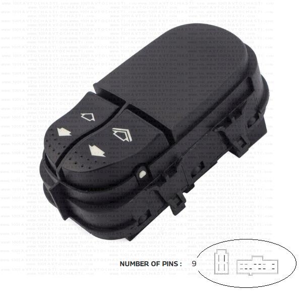 VAN-312 Панел бутони електрически стъкла за автомобили Ford Focus