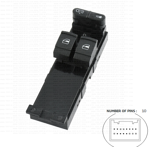 VAN-413B Панел бутони електрически стъкла за автомобили Ford Galaxy