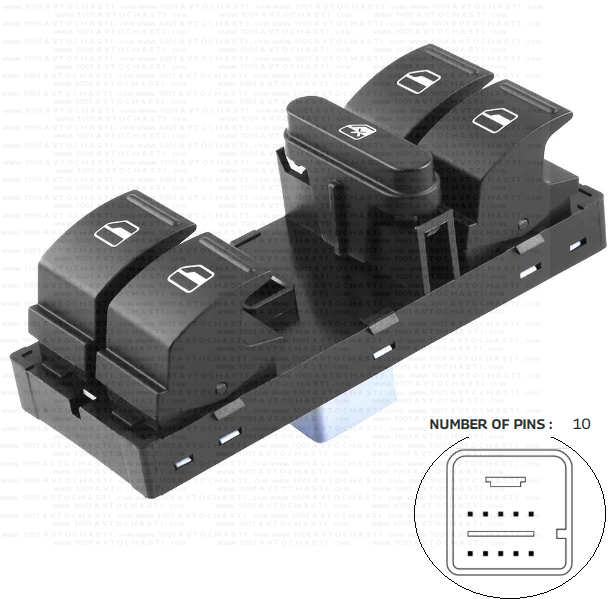 VAN-414 Панел бутони електрически стъкла за VW много модели