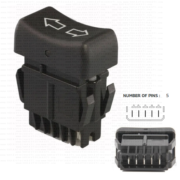 VAN-701 Бутон за управление електрически стъкла за Renault R9