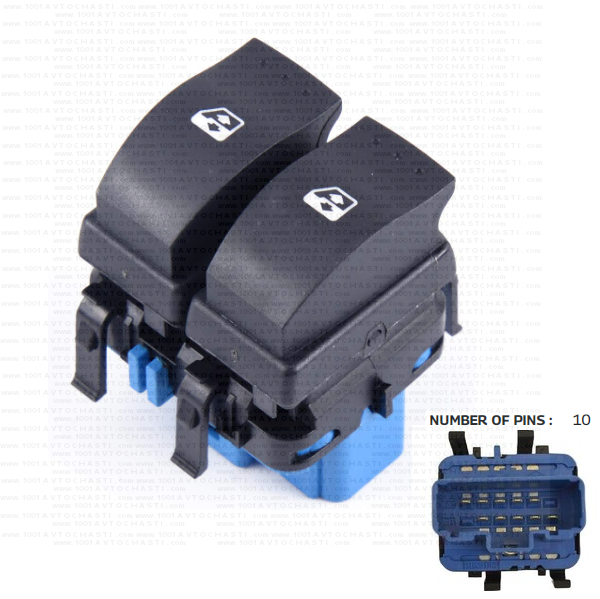 VAN-714B Двоен Бутон за електрически стъкла за Nissan NV400