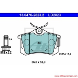 V13047028232CXP Накладки предни за автомобил Citroen Picaso oт 1999