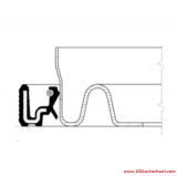 V20019546BЕC395 Семеринг 90x110x12 ptfe за автомобил BMW 3 Compact от 95 до 99 г