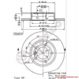 V08535910ЕC395 Диск спирачен преден за автомобил BMW 3 Compact от 95 до 99 г