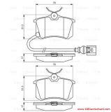 V098649523900694CXP Накладки дискови за автомобил Citroen Picaso oт 1999